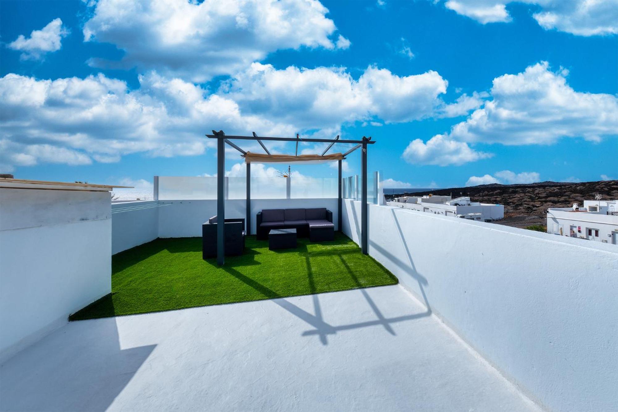 El Golfito-Azotea Con Vista Al Mar Villa El Golfo Bagian luar foto